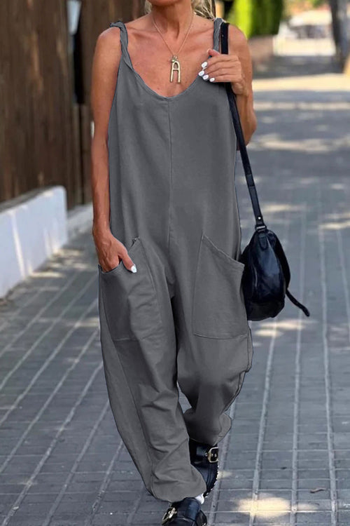 Chicer Sling Pocket Jumpsuit: Stil & Bequem vereint!