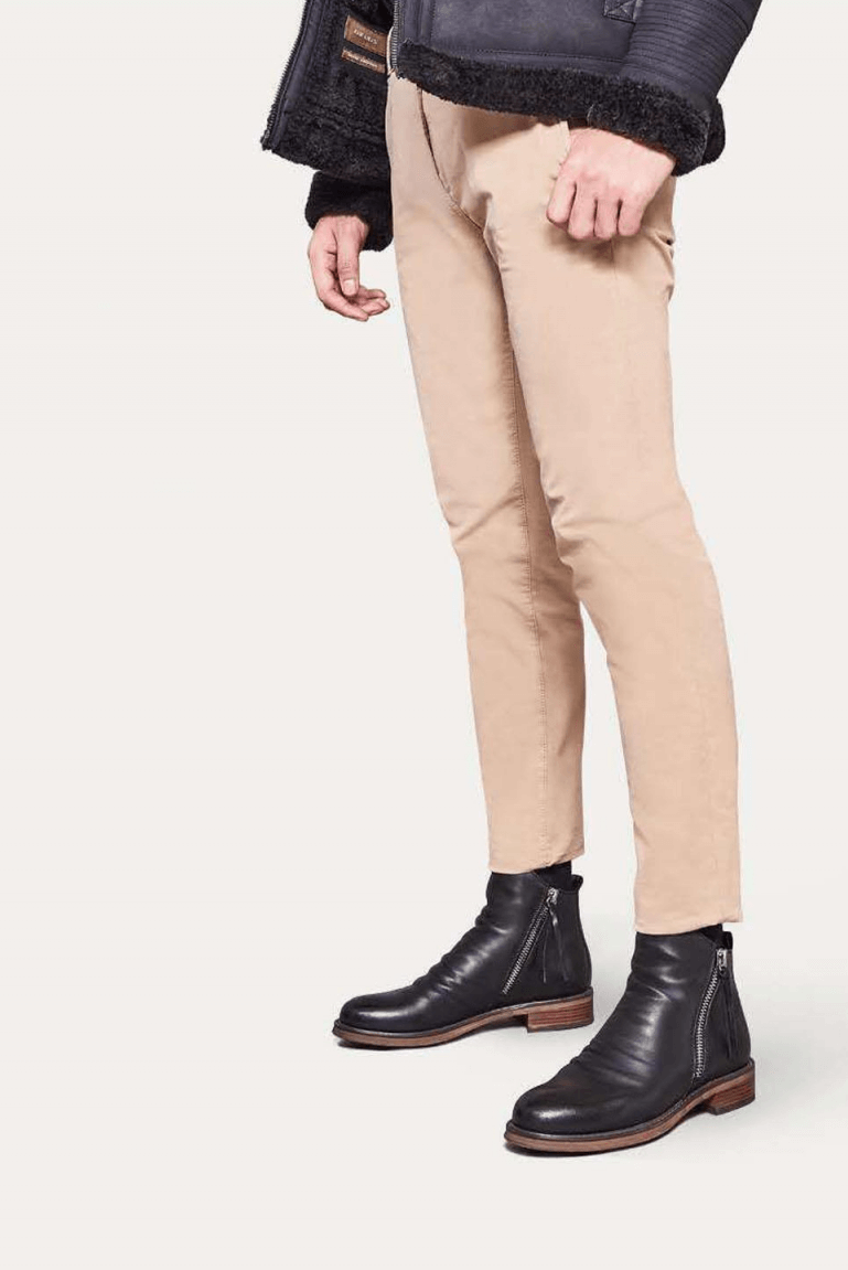 Klassische Lederstiefel für Herren
