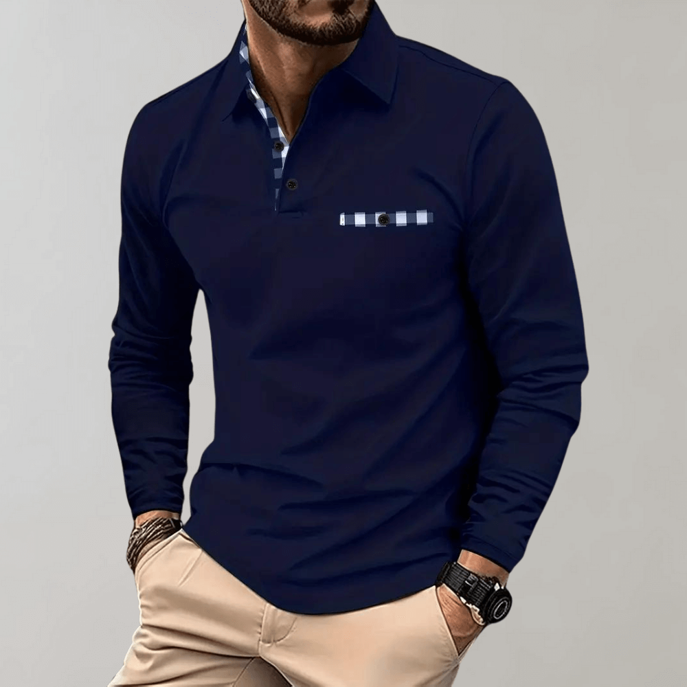 Herren Langarm-T-Shirt - Vielseitig & Modern