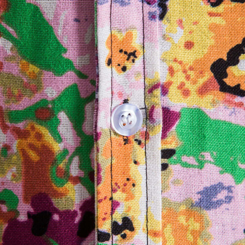 Blumen Kurzarmhemd Herren: Sommerlich & Stylish