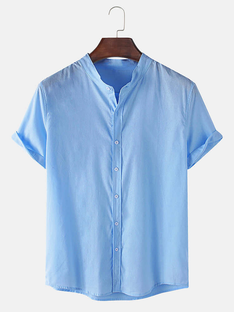 Kurzes Basic-Shirt & Gerade Hose Set herren
