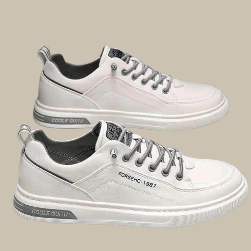 Herren Sneaker - Leder Slipper - Bequem & Stilvoll