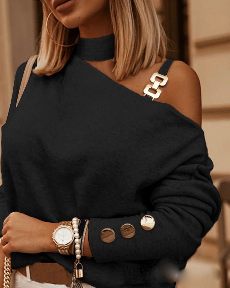 Trendige Oversize-Bluse für Damen – Leonie