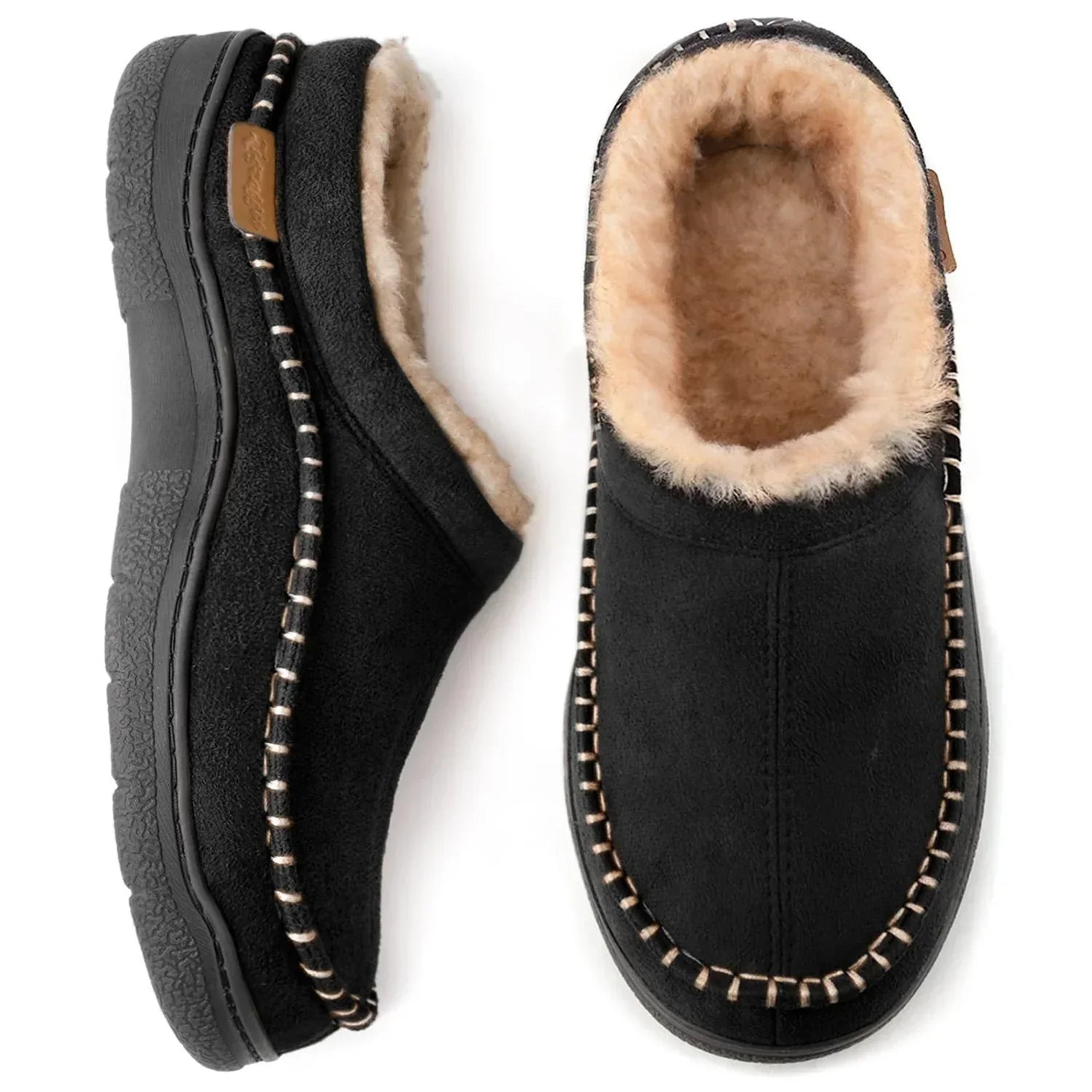 Slip-On Hausschuhe für Herren aus atmungsaktivem Stoff – Slof