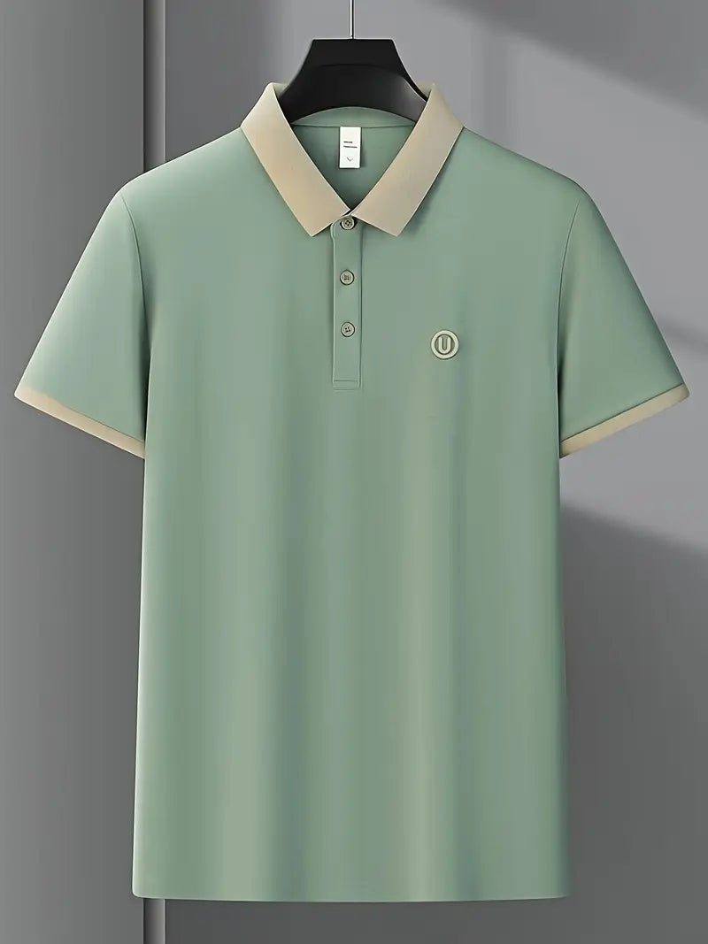 Polo Shirt Herren Elegant Slim Atmungsaktiv – Matteo