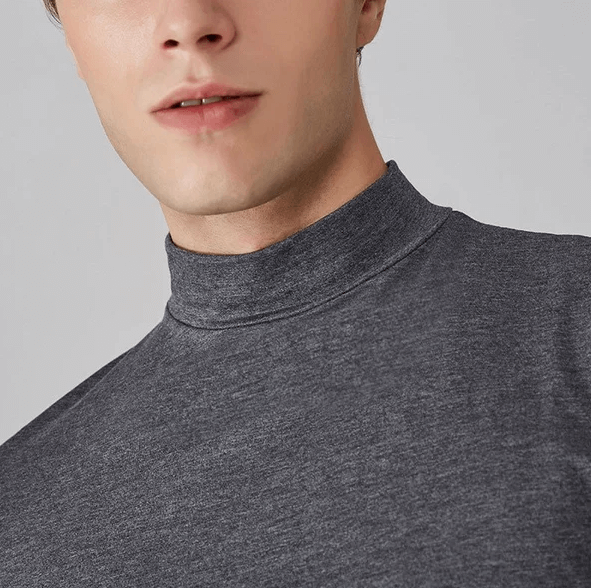 Antitranspirant-Rollkragen-T-Shirt für Herren