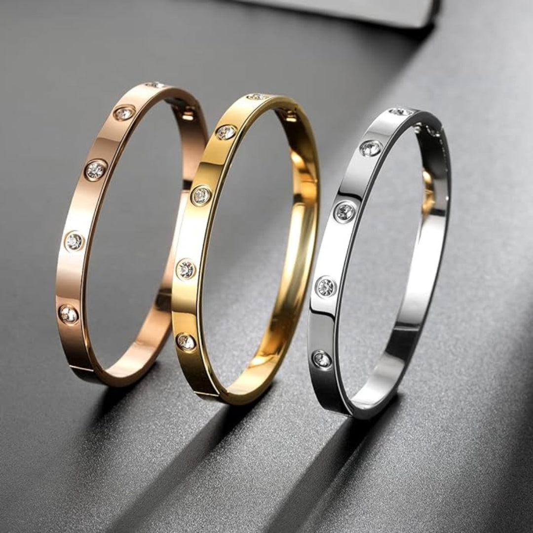 EWIGES GLIEDERARMBAND MIT ZIRKONIUMDIOXID