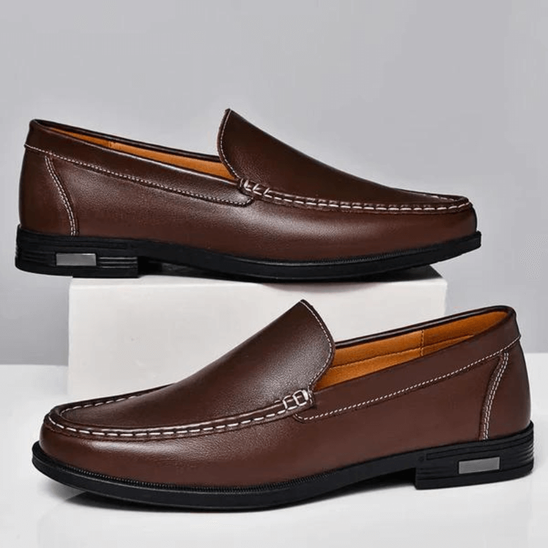 Luxuriöse Loafer aus Italienischem Leder