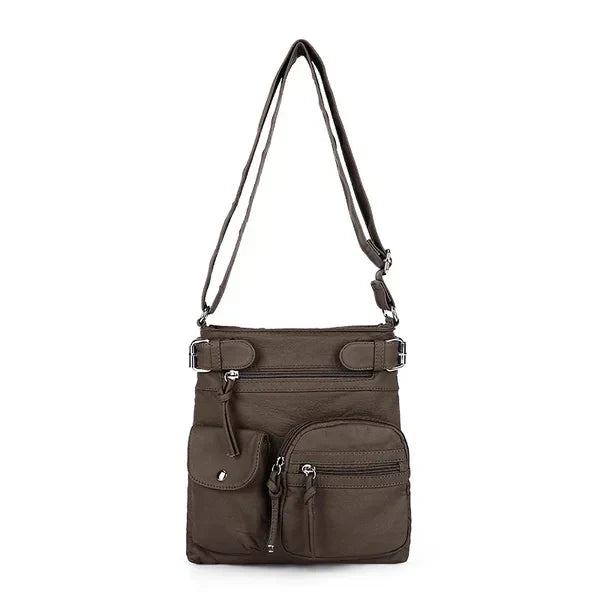 Aria™ – Umhängetasche aus weichem Leder mit mehreren Taschen