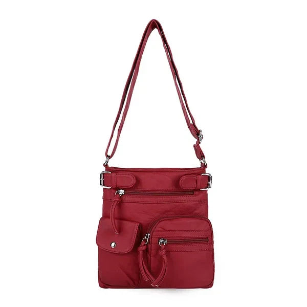 Aria™ – Umhängetasche aus weichem Leder mit mehreren Taschen