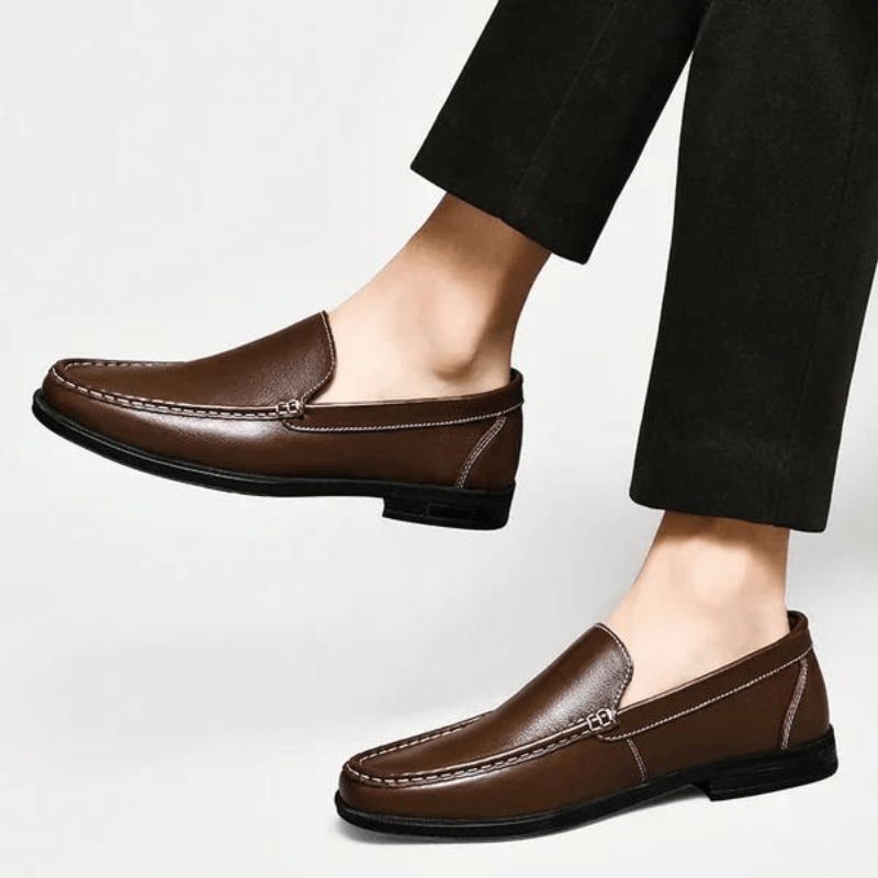 Luxuriöse Loafer aus Italienischem Leder
