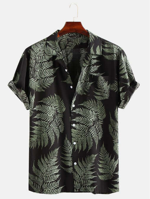 Tropisches Herren-Freizeithemd mit Print
