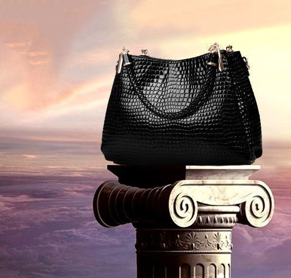 Tessa™ - Stilvolle Handtasche mit Krokodilmuster