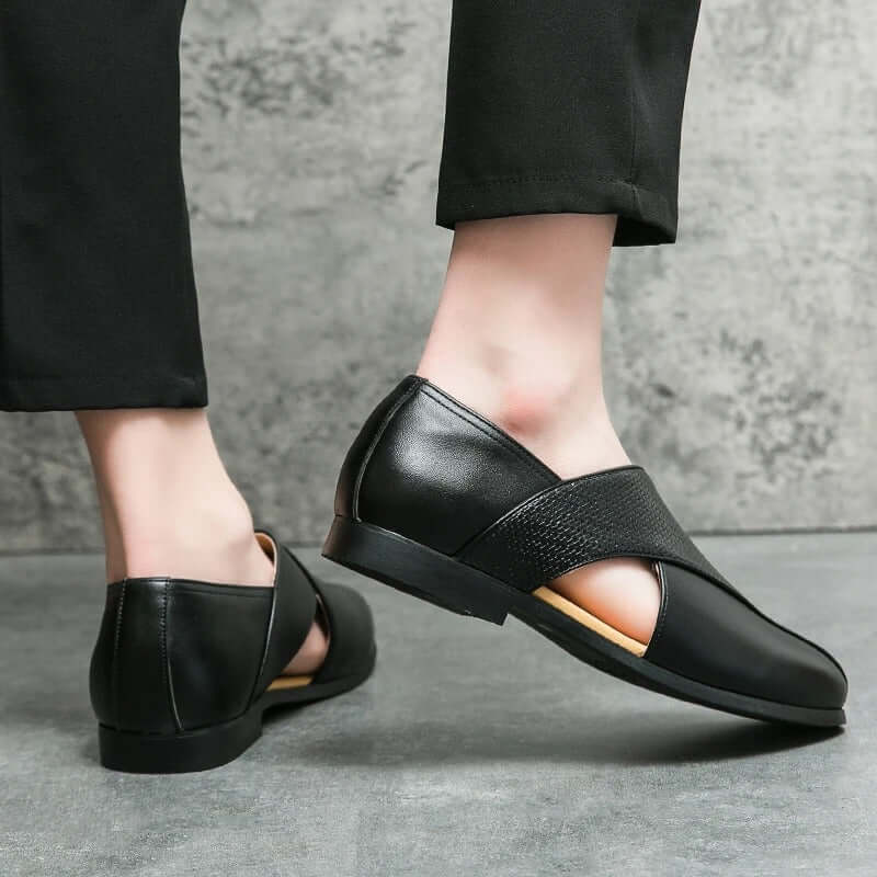 Vintage Leder-Sandalen
