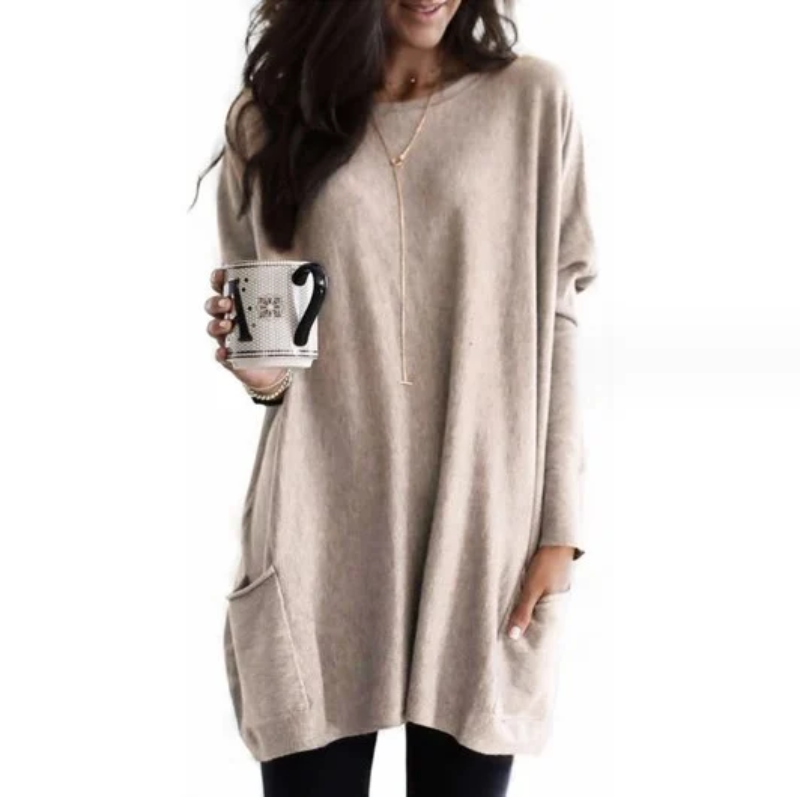 Elegante Langarm-Tunika für Damen – Sabrina