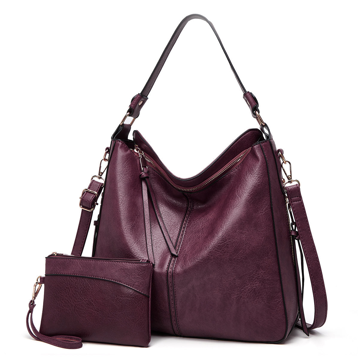 Freya | Elegante Leder-Einkaufstasche mit großem Fassungsvermögen