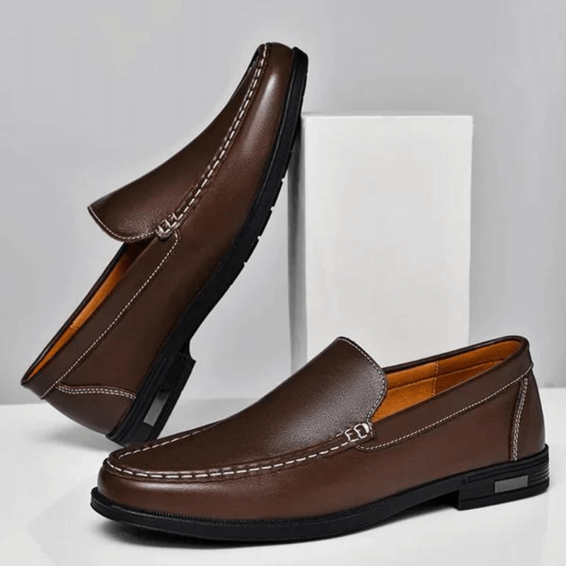 Luxuriöse Loafer aus Italienischem Leder