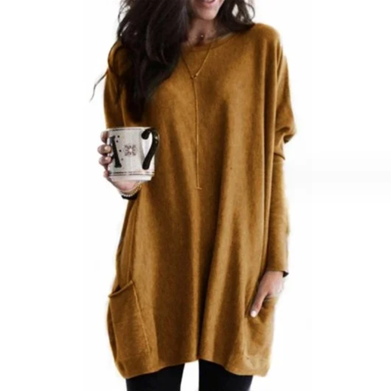 Elegante Langarm-Tunika für Damen – Sabrina