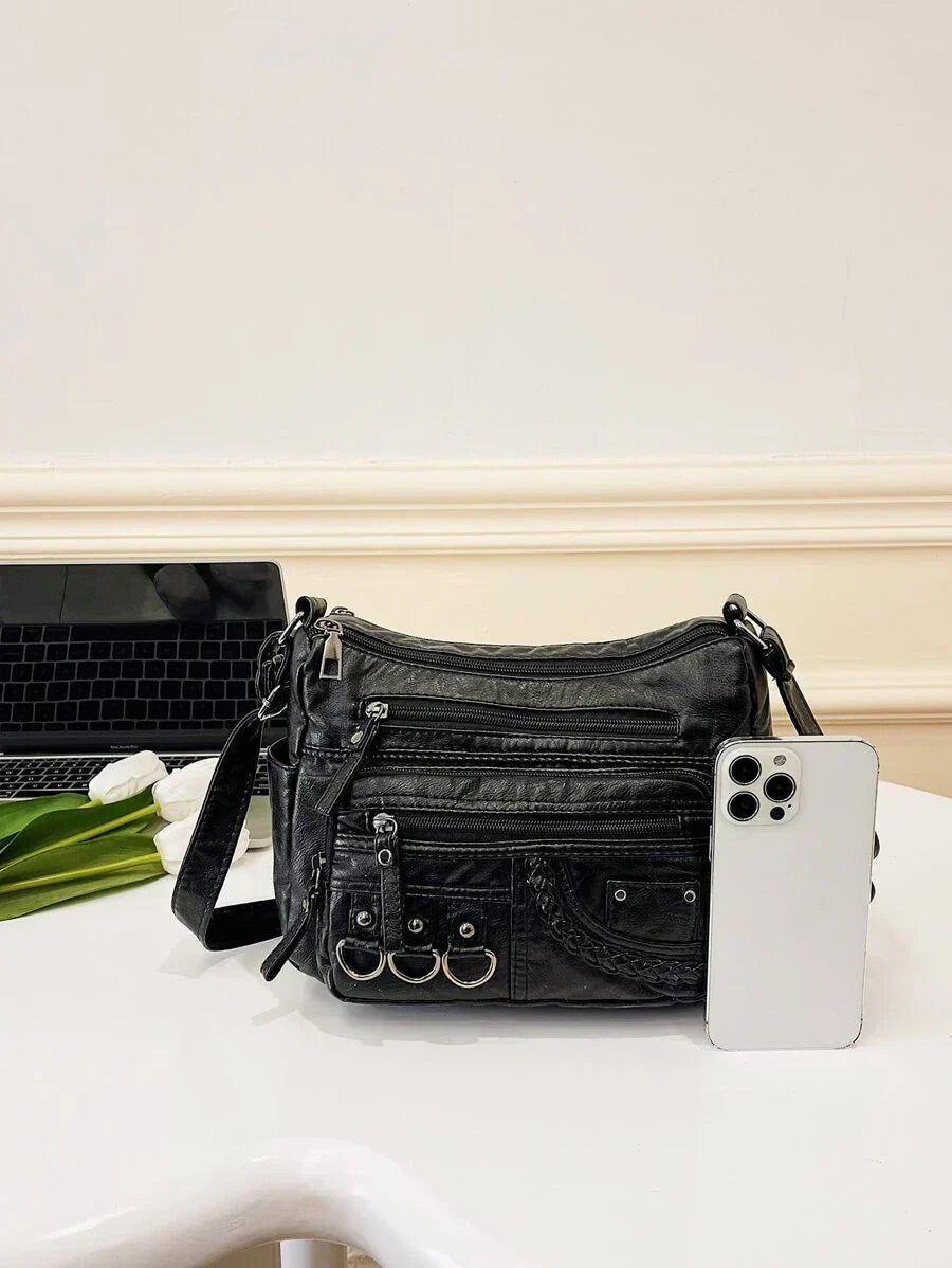 Harper™ - Stilvolle Handtaschen aus veganem Leder im Vintage-Stil