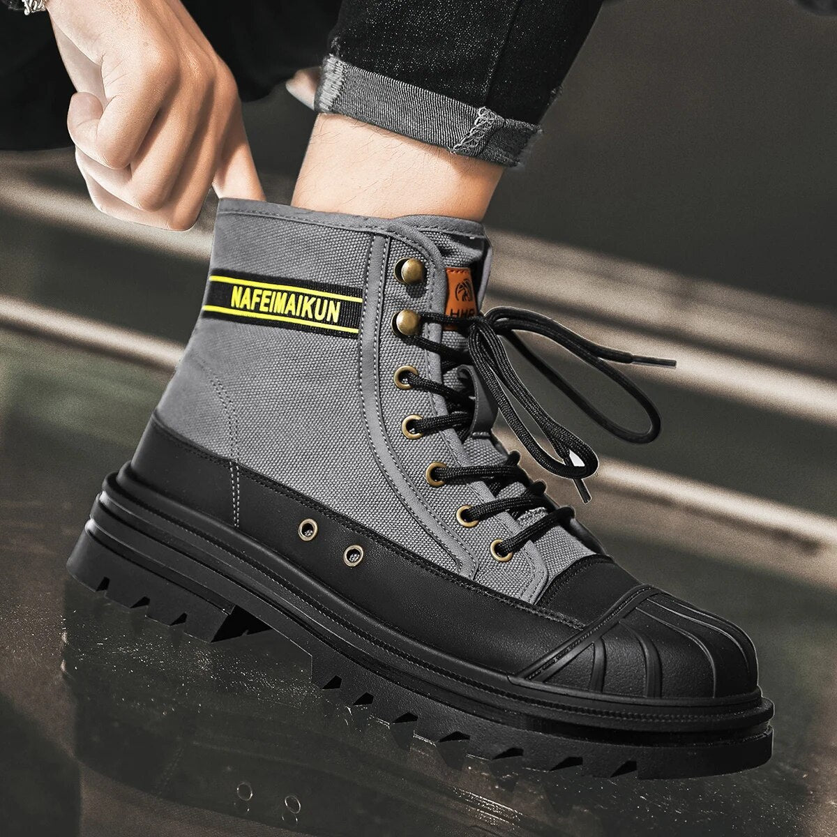 Robuste Herren Outdoor-Stiefel