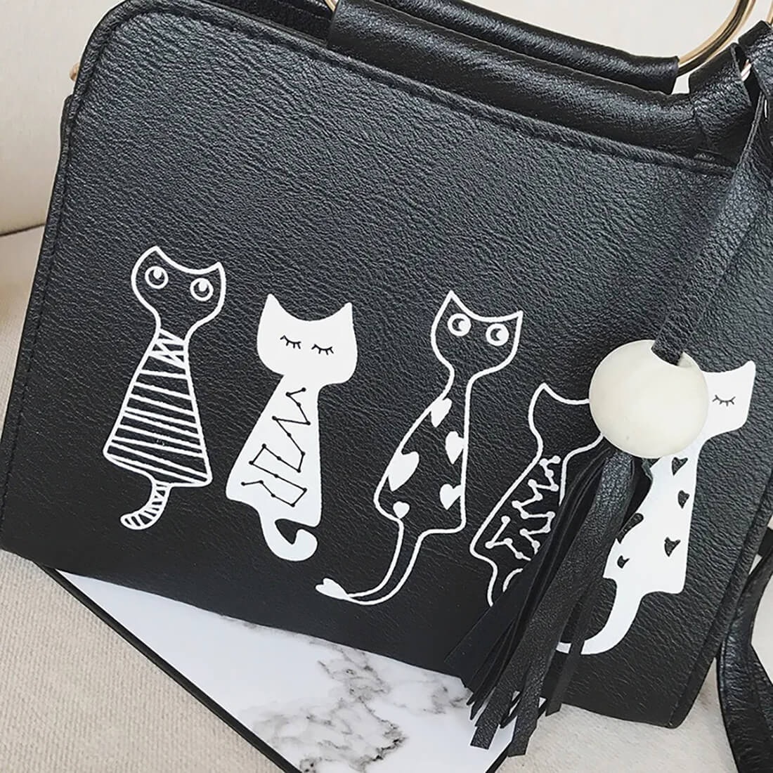 Isabella™ - Purr-sonality Katzenhandtasche