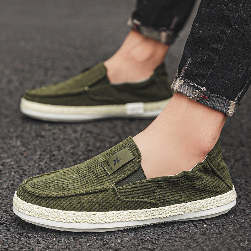 Khaki Orthopädische Slip-ons - Lukas