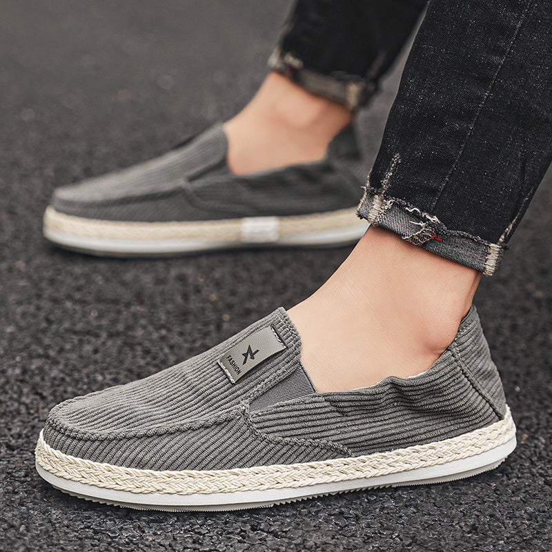 Khaki Orthopädische Slip-ons - Lukas