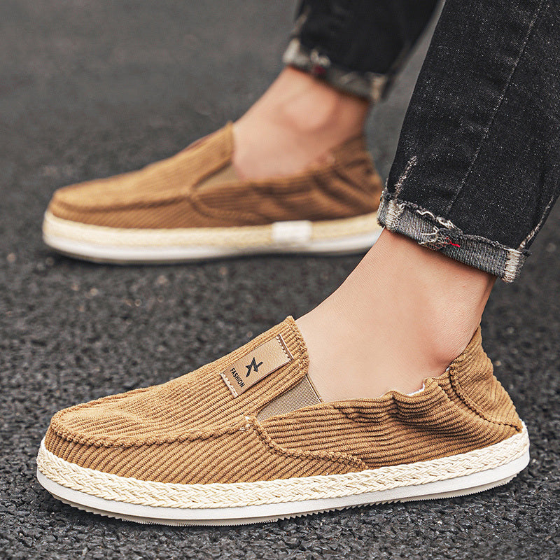 Khaki Orthopädische Slip-ons - Lukas
