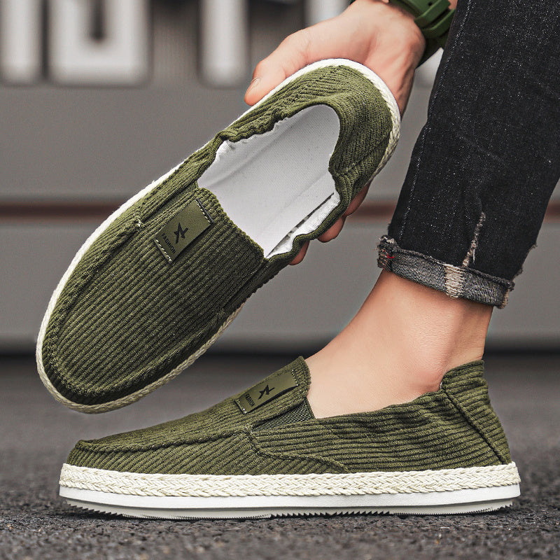 Khaki Orthopädische Slip-ons - Lukas