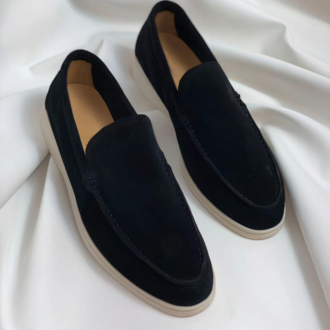 Beige Wildleder-Loafers - Chris