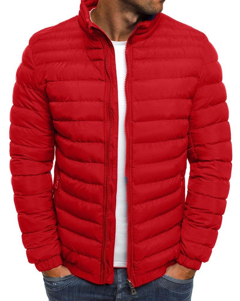 Oskar - Einfarbige Jacke mit Reissverschluss