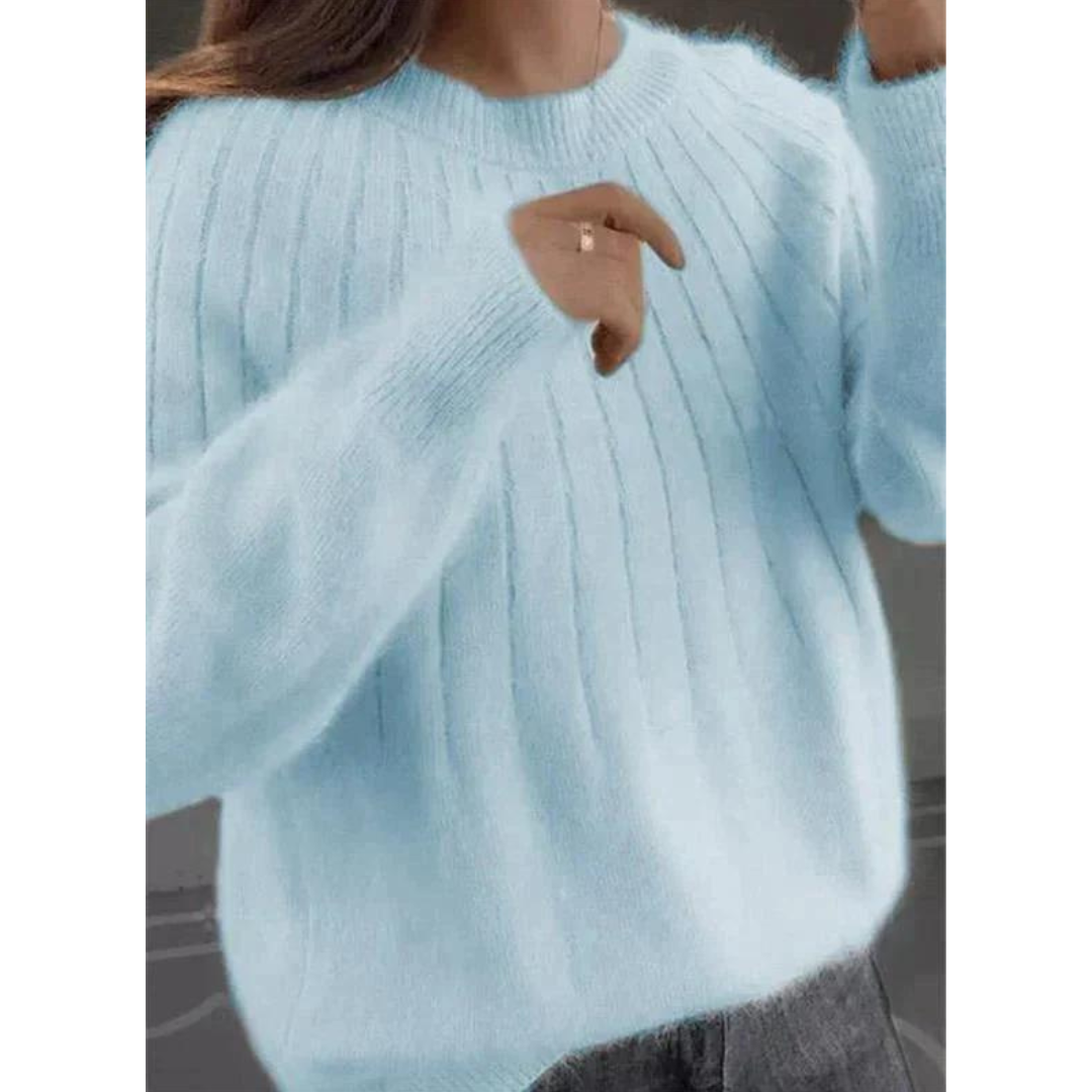 Nyla | Damen Warme Pullover | Flauschig