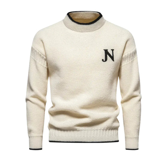 Gestricktes Herren Sweatshirt mit N Logo