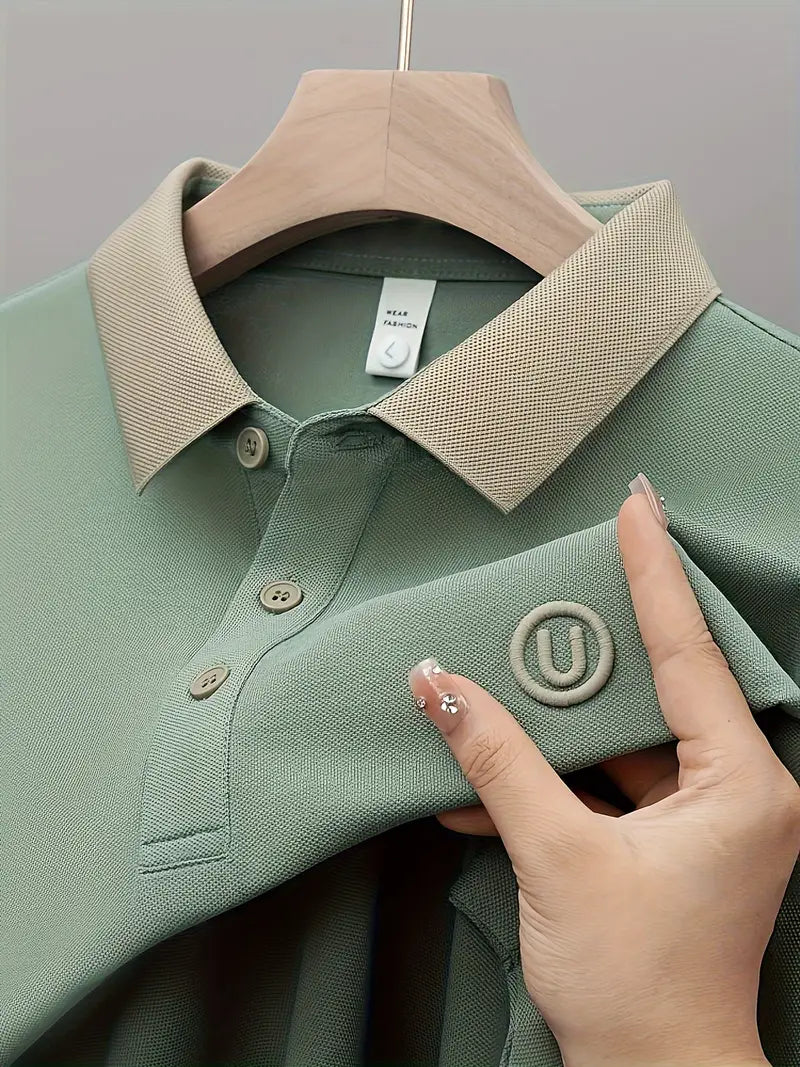 Polo Shirt Herren Elegant Slim Atmungsaktiv – Matteo