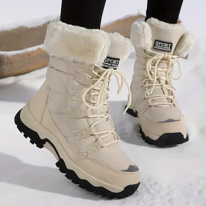 Wasserdichte Schneestiefel für Damen mit Kunstfell – Summit