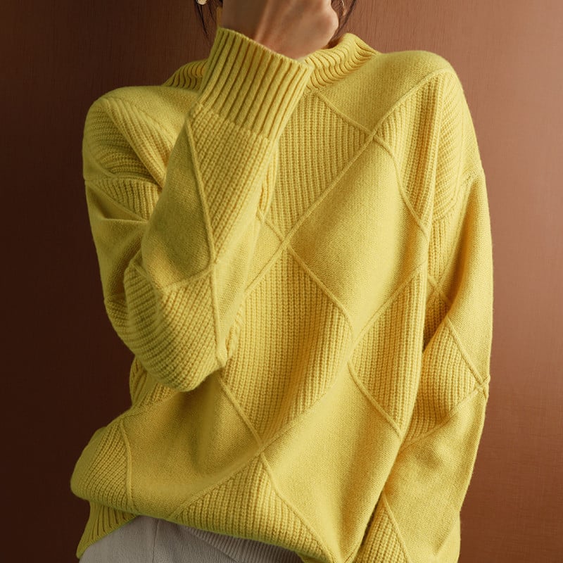 Mara™ - Bequemer weicher Rollkragenpullover