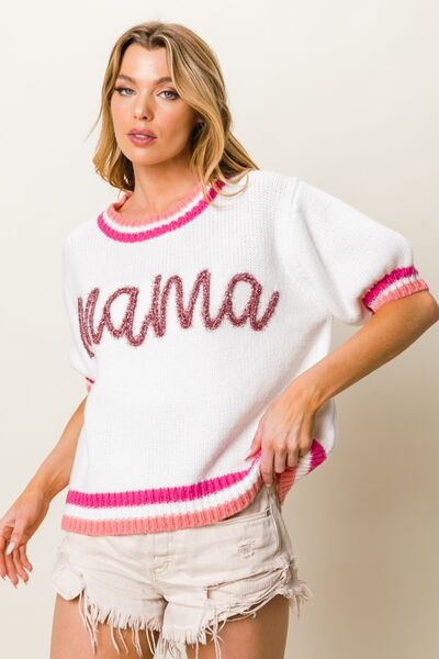 Schicker Kurzarm-Pullover: Perfekte Mischung aus Komfort & Stil
