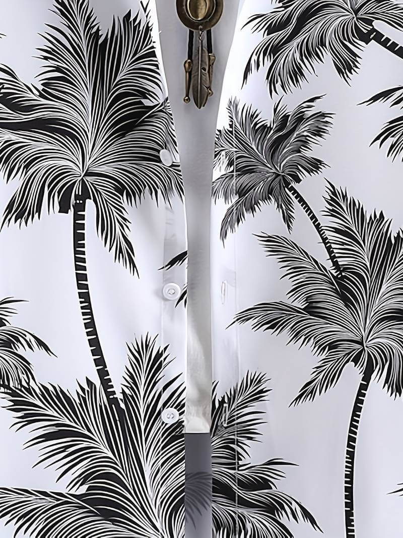 Hawaii-Hemd Kokosnussbaum-Print