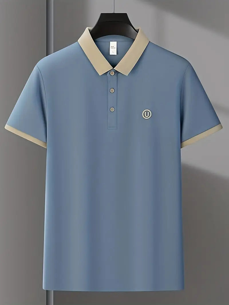 Polo Shirt Herren Elegant Slim Atmungsaktiv – Matteo