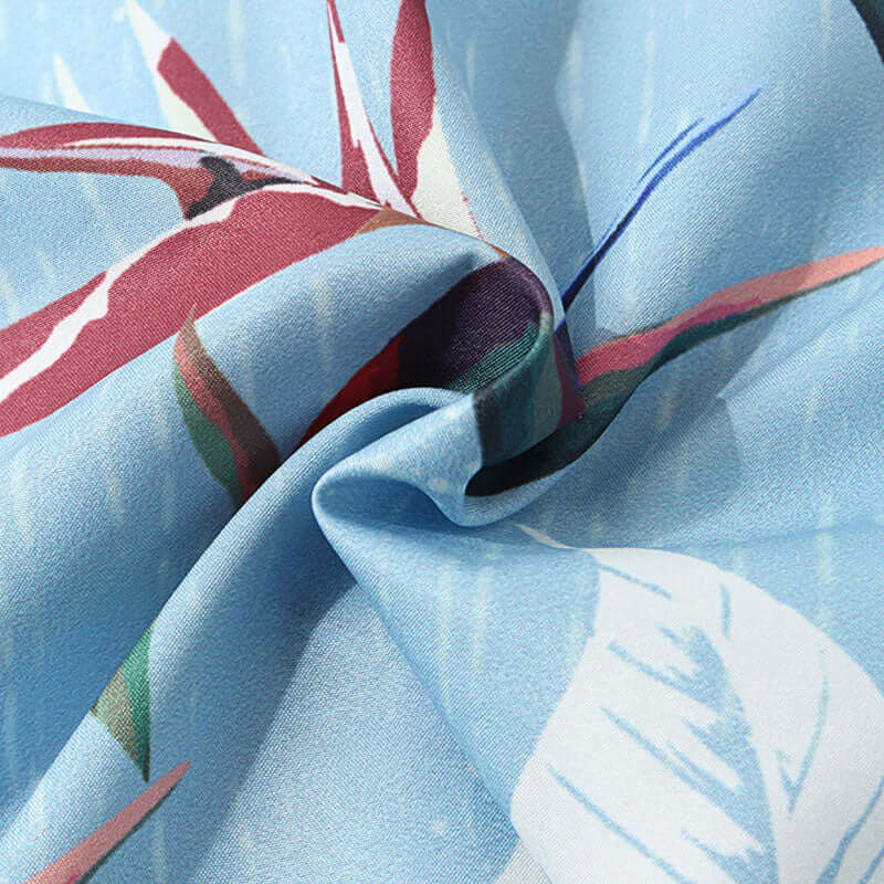 Blumen Kurzarmhemd Herren - Sommerliches Design