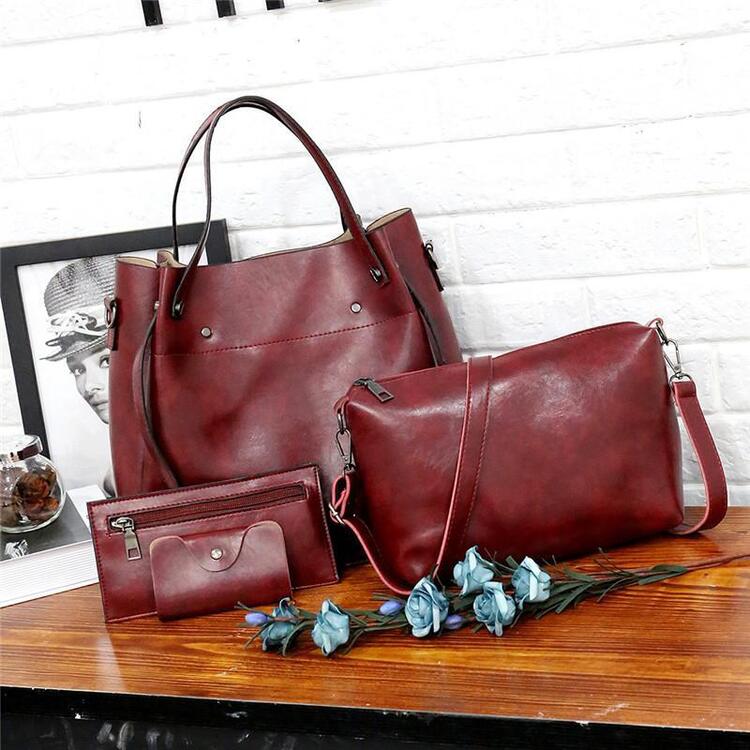 Marlene™ - 4-teiliges Vintage-Taschenset für Damen