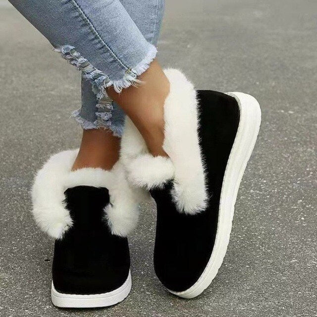 Mia™ - Bequeme, warme Schneestiefel aus Plüschfell
