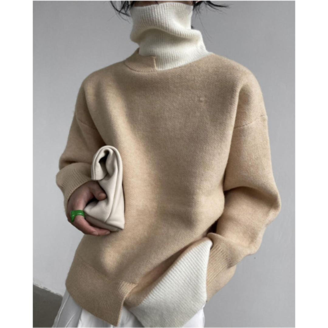 Laurentem | Damen Rollkragen Pullover | Warme
