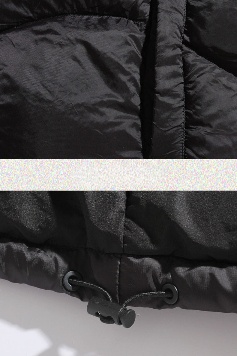 Gemütliche Wintermode-Pufferjacke