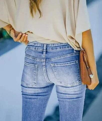 AVELINE™ | VINTAGE-JEANS MIT HOHER TAILLE