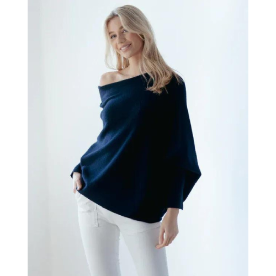 Lucienat | Damen Asymmetrischer pullover | Warme