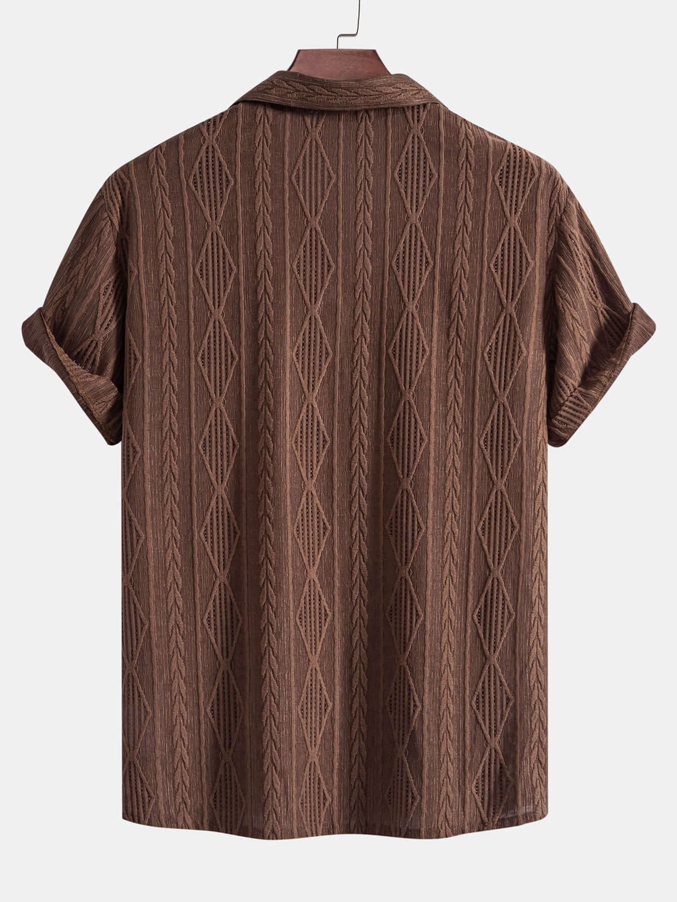 Elegante Jacquard-Hemd für Herren