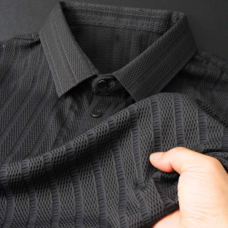 Herren Poloshirt aus Eisseide