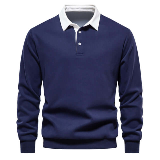 Herren-Polo-Pullover - Winter-Poloshirt