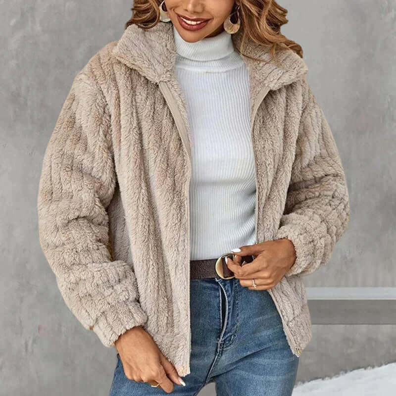 Damen Fleecejacke - Kuschelig & Stylisch